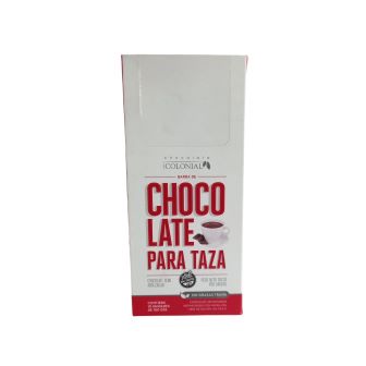 BARRA DE CHOCOLATE PARA TAZA 10U 100GR COLONIAL