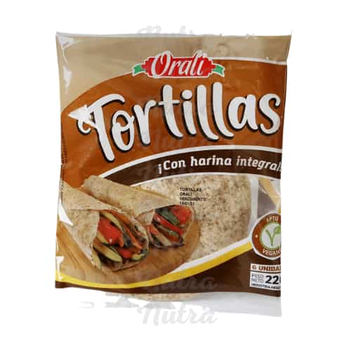 TORTILLAS INTEGRAL X6UNI ORALI