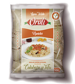 RAVIOLES CALABAZA Y TOFU X500GR ORALI