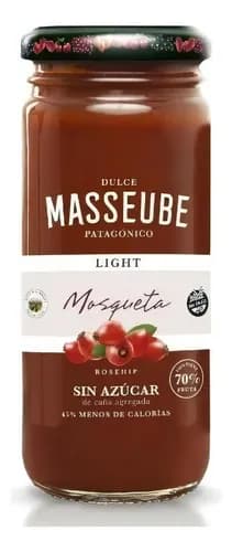 DULCE DE MOSQUETA LIGHT SIN AZUCAR 260GR MASSEUBE PATAGONICO