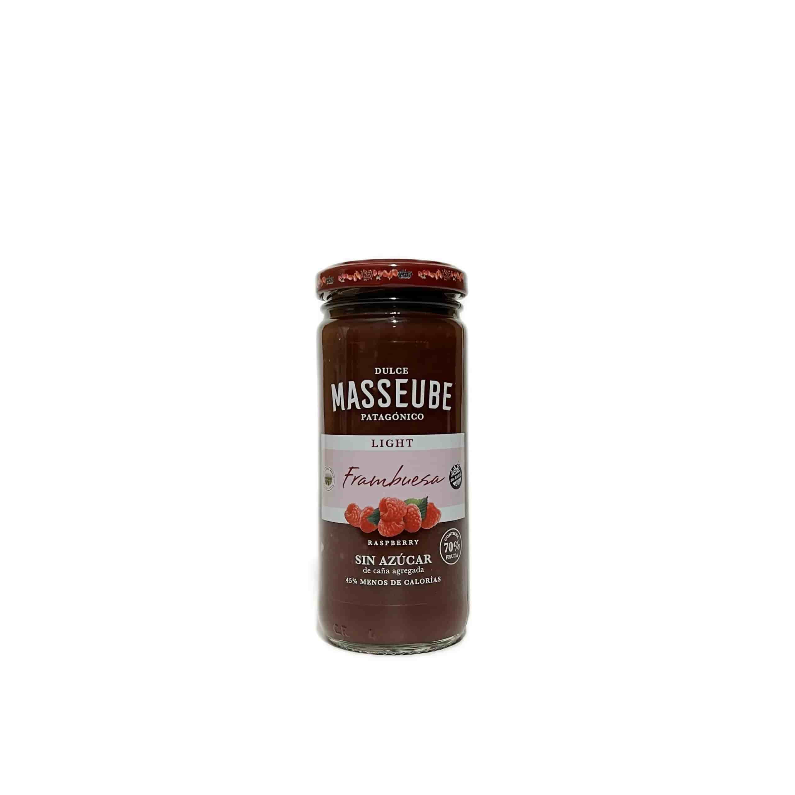 DULCE DE FRUTILLA LIGHT SIN AZUCAR 260GR MASSEUBE PATAGONICO