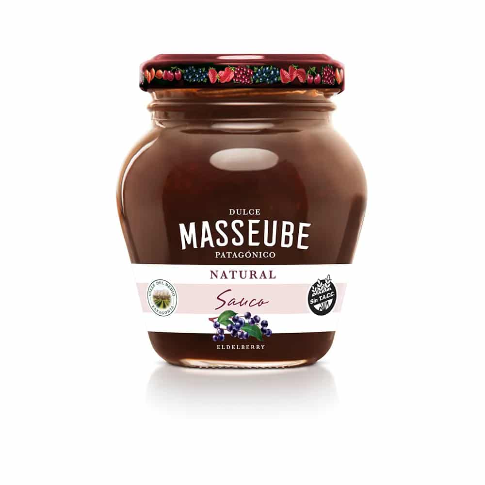 DULCE ORGANICO SAUCO 350GR MASSEUBE PATAGONICO