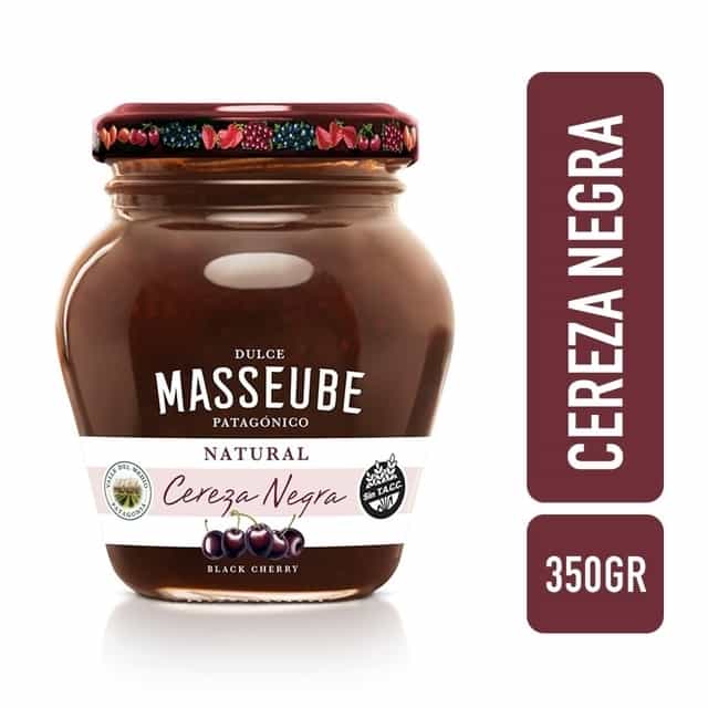 DULCE NATURAL DE CEREZA NEGRA 350GR MASSEUBE PATAGONICO