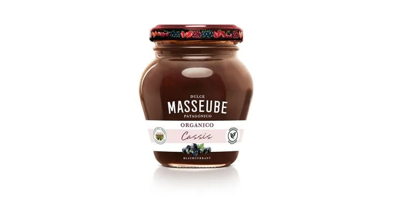 DULCE ORGANICO CASSIS 350GR MASSEUBE PATAGONICO
