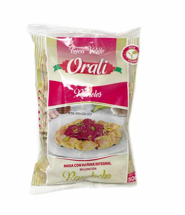 RAVIOLES DE REMOLACHA X500GR ORALI