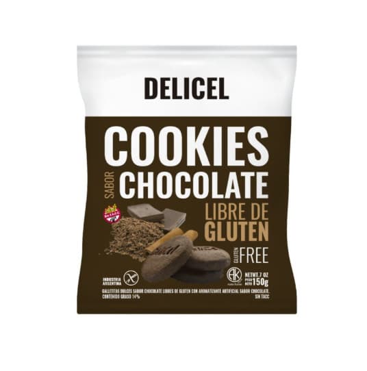 COOKIES CHOCOLATE 150GR DELICEL