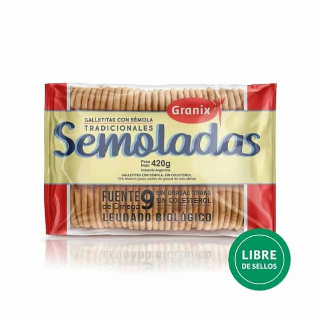 GALLETITAS SEMOLADAS 420GR GRANIX
