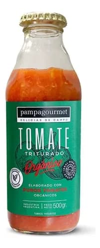 TOMATE TRITURADO ORGANICO 500G PAMPAGOURMET