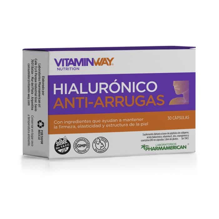 HIALURONICO ANTIARRUGAS X30CAP VITAMIN WAY