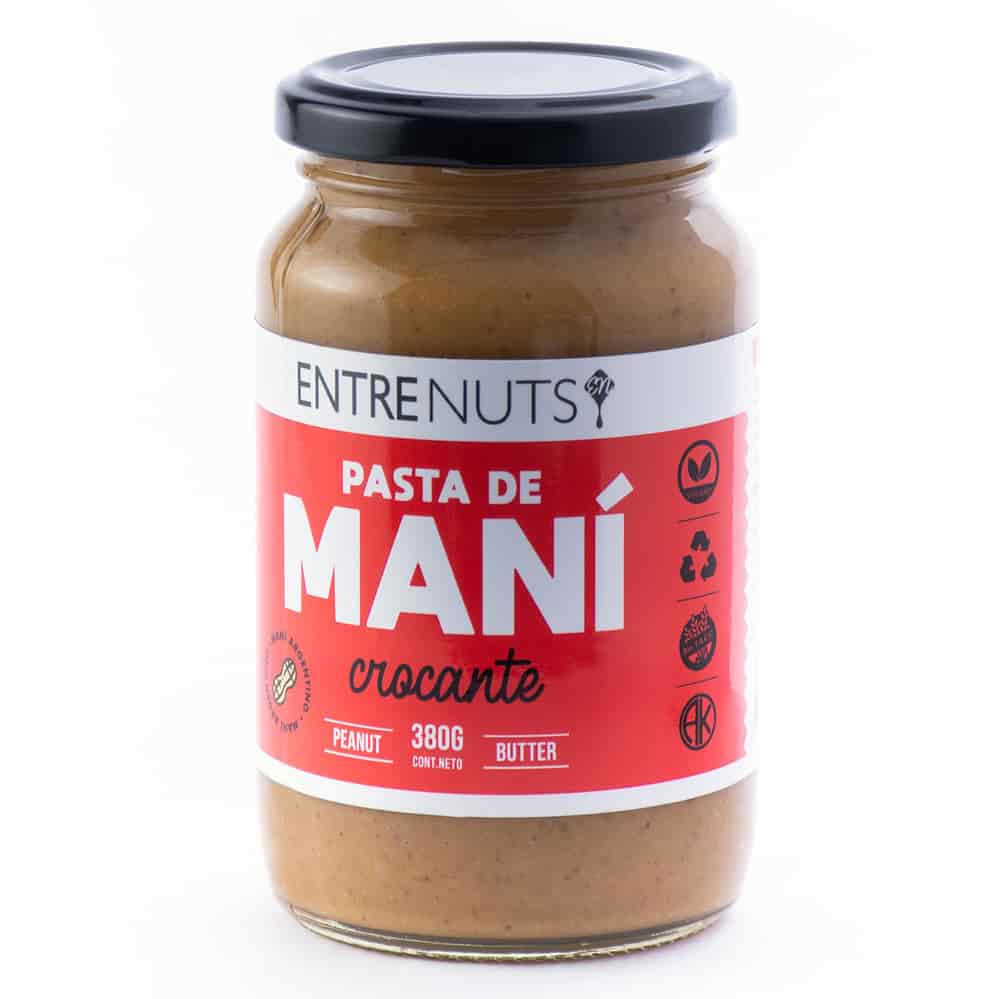 PASTA DE MANI CROCANTE SIN TACC 380GR ENTRENUTS