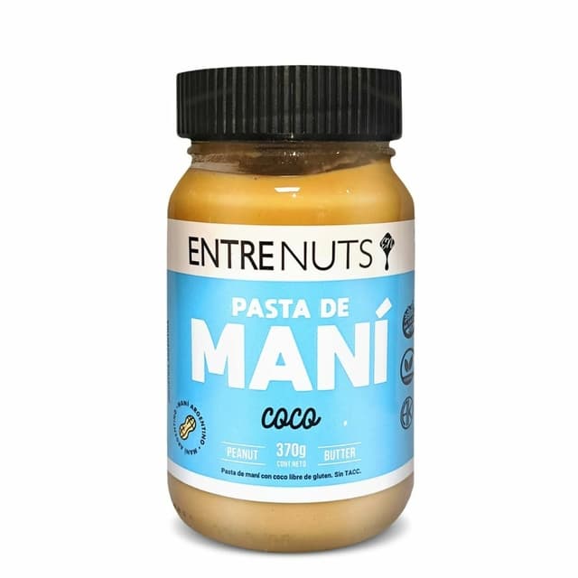 PASTA DE MANI CON COCO SIN TACC 380GR ENTRENUTS