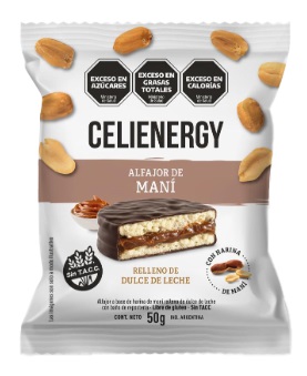 ALFAJORES DE MANI X12U CELIENERGY