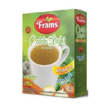 CALDO LIGHT VERDURA S/ SAL X200 GR FRAMS