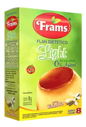 FLAN DIETETICO VAINILLA X 16GR FRAMS
