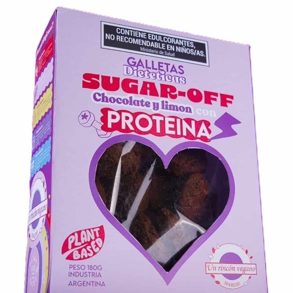 GALLETITAS PROTEICA CHOCO Y LIMON X180G. UN RINCON VEGANO