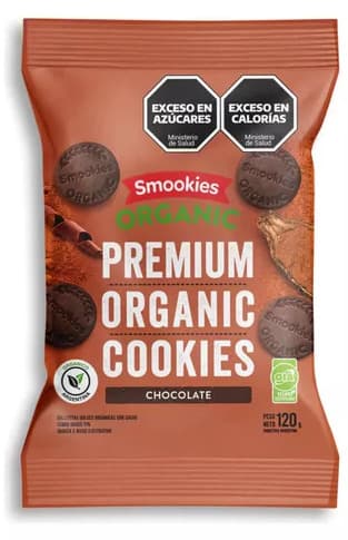 GALLETITAS ORGANICAS KIDS CACAO 120GR SMOOKIES
