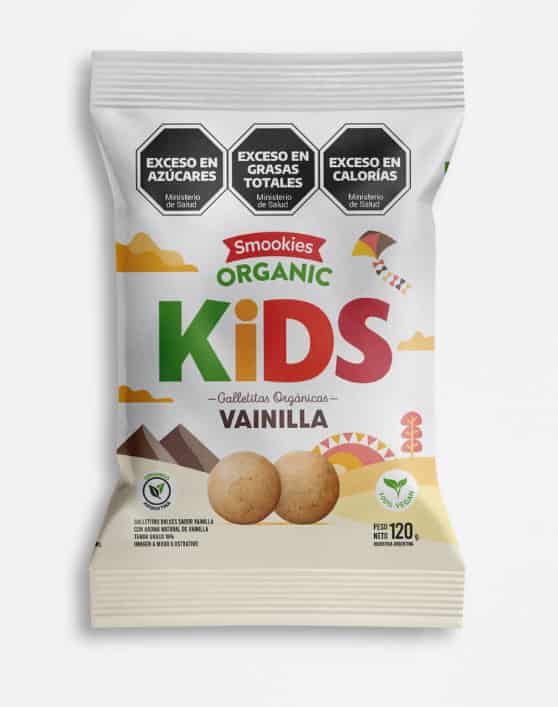 GALLETITAS ORGANICAS KIDS VAINILLA 120GR SMOOKIES