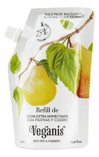 LECHE EXTRA HUMECTANTE DOYPACK PERA, MACADAMIA, OLIVA 300ML VEGANIS