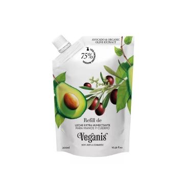 LECHE EXTRA HUMECTANTE DOYPACK PALTA Y OLIVA 300ML VEGANIS