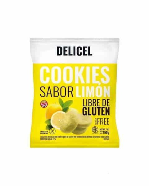 COOKIES LIMON 200GR DELICEL
