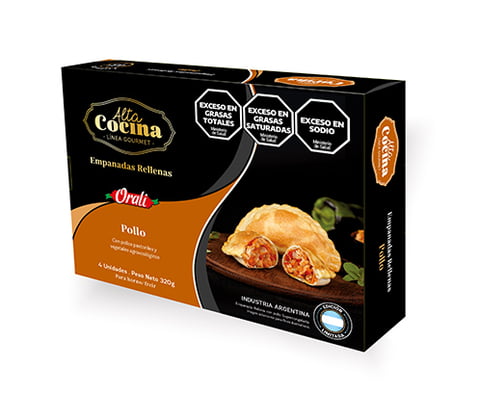 EMPANADAS DE POLLO PASTORIL X 4U. ORALI