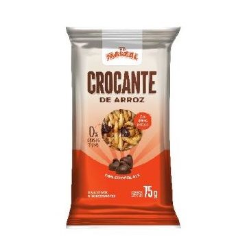 CROCANTE DE ARROZ CON CHOCOLATE 75GR EL MAKZAL