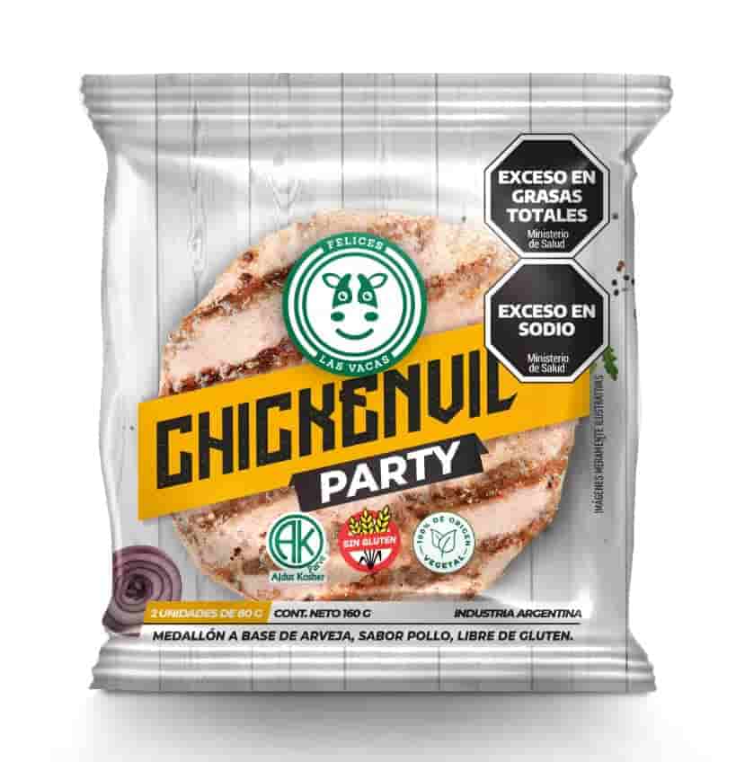 MEDALLON CHICKEN VIL PARTY PACK X2 80GR FELICES LAS VACAS
