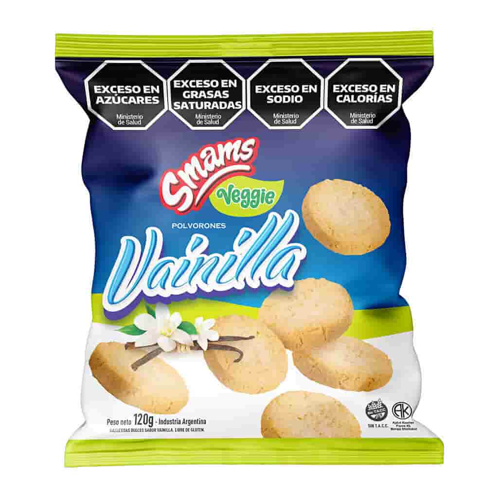 POLVORONES VEGGIE DE VAINILLA 120GR SMAMS