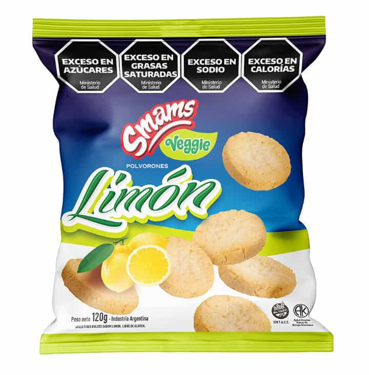 POLVORONES VEGGIE DE LIMON 120GR SMAMS