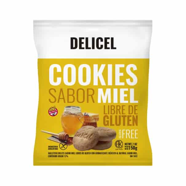 COOKIES MIEL 150GR DELICEL
