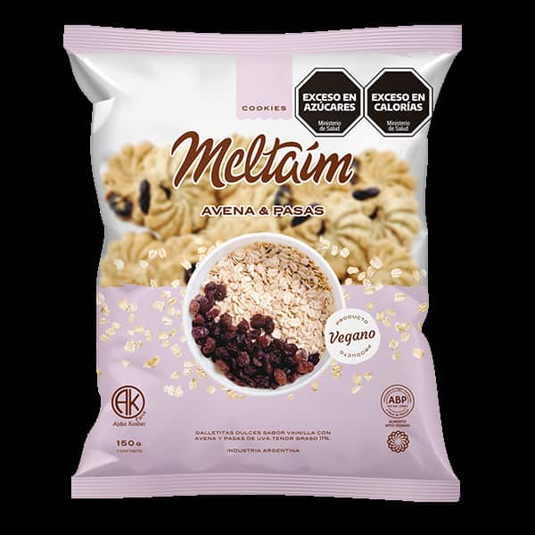 COOKIES AVENA Y PASAS MELTAIM
