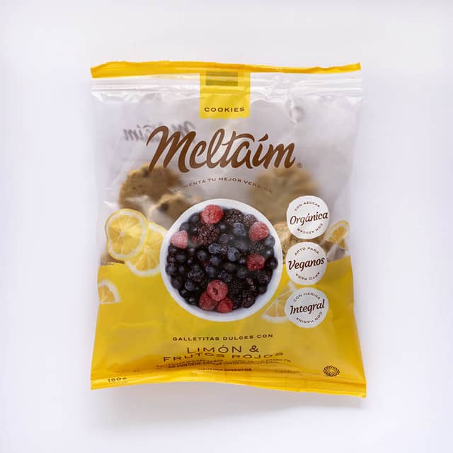 COOKIES LIMON Y FRUTOS ROJOS MELTAIM