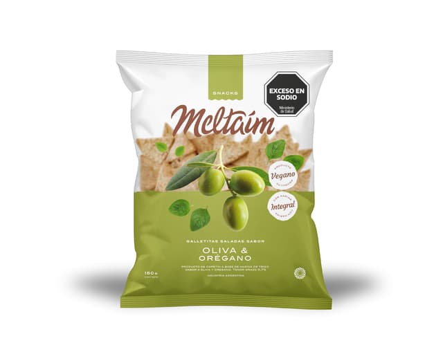 SNACKS CON OLIVA Y OREGANO MELTAIM