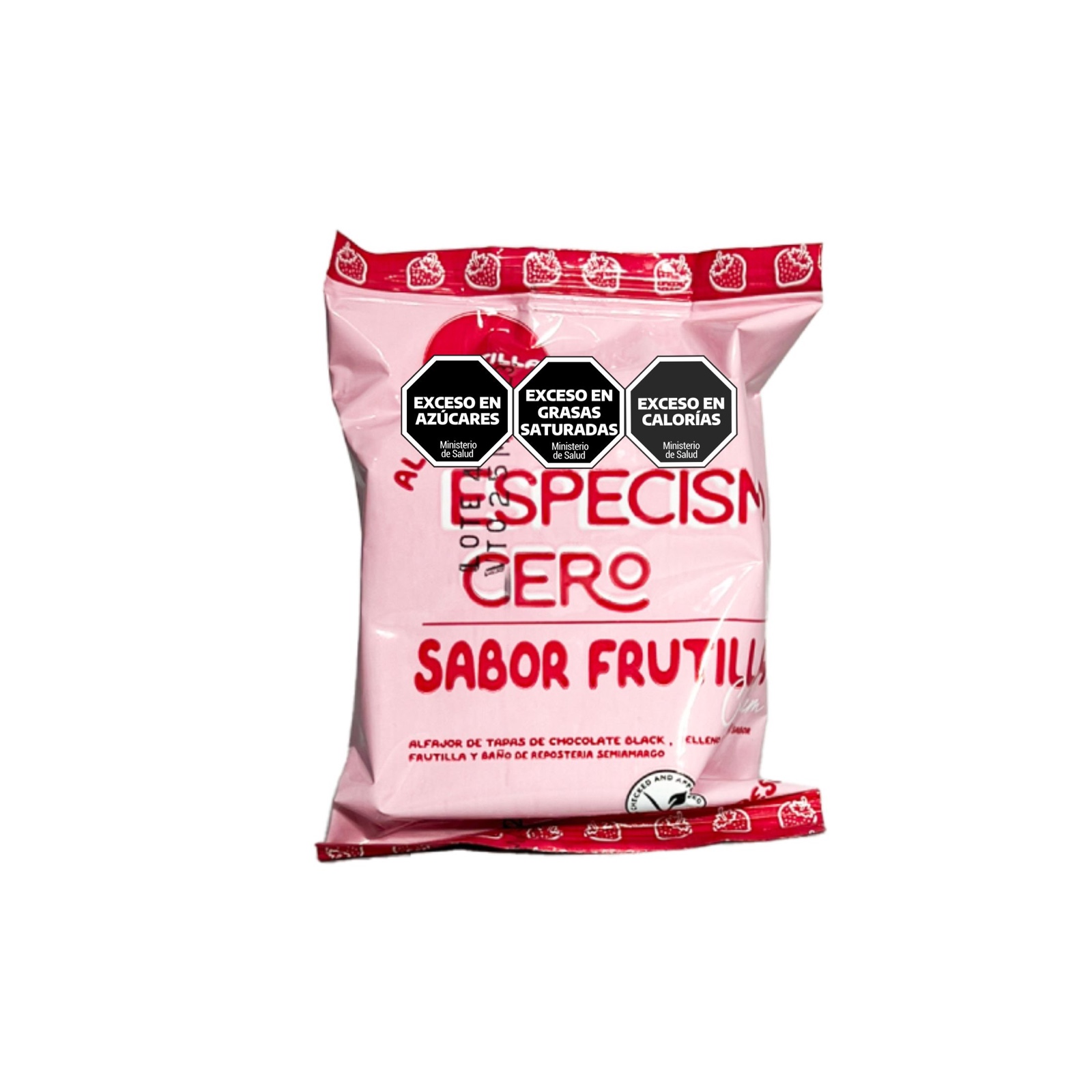 ALFAJOR ESPECISMO CERO FRUTILLA X32UNI UN RINCON VEGANO