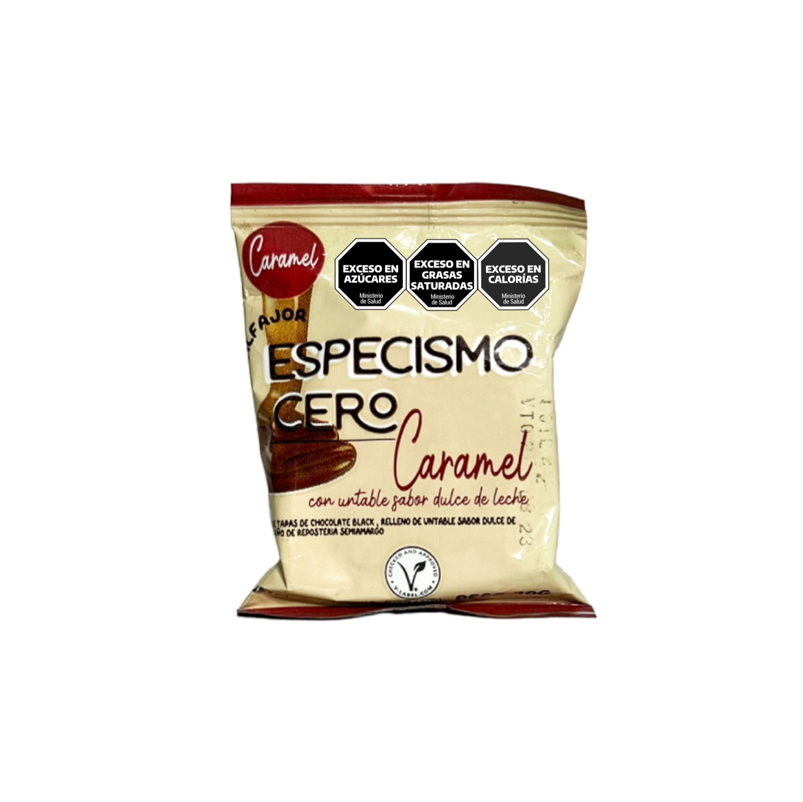 ALFAJOR ESPECISMO CERO CARAMEL X32UNI UN RINCON VEGANO