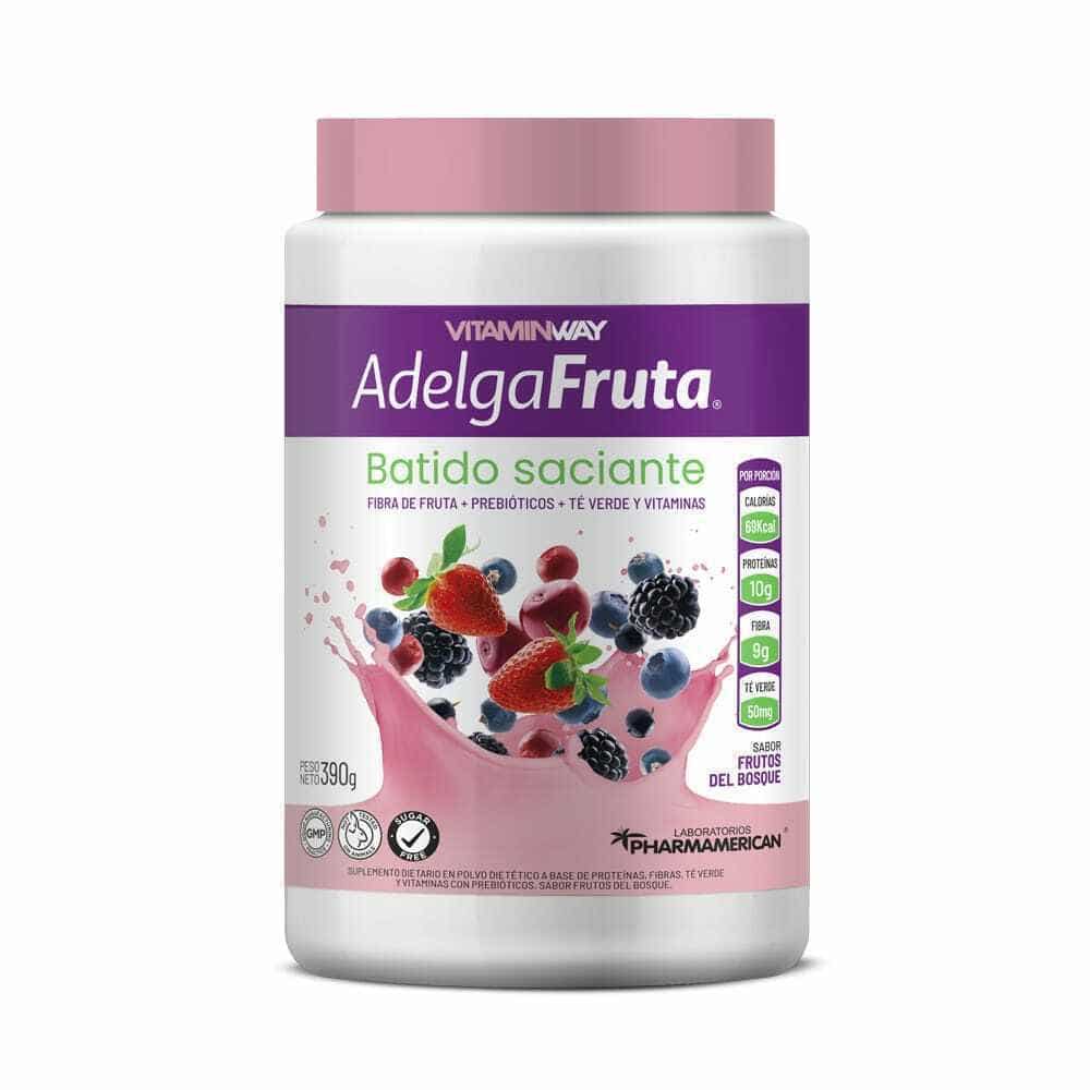 ADELGAFRUTA BATIDO SACIANTE FRUTOS DEL BOSQUE 390GR VITAMIN WAY