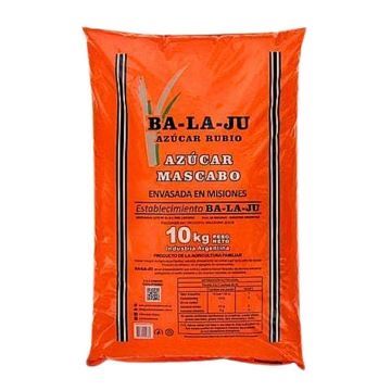 AZUCAR MASCABO X 10 KG BA LA JU