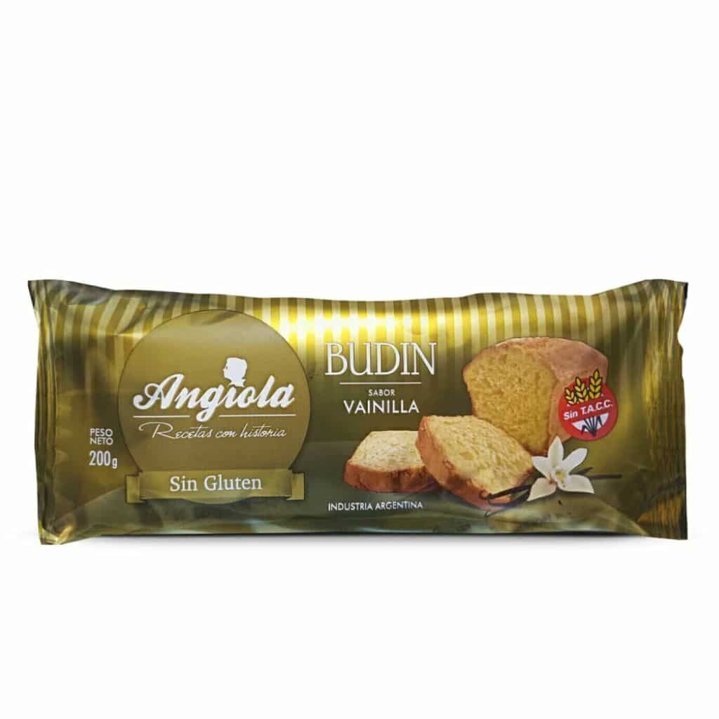 BUDIN DE VAINILLA SIN GLUTEN 200GR ANGIOLA