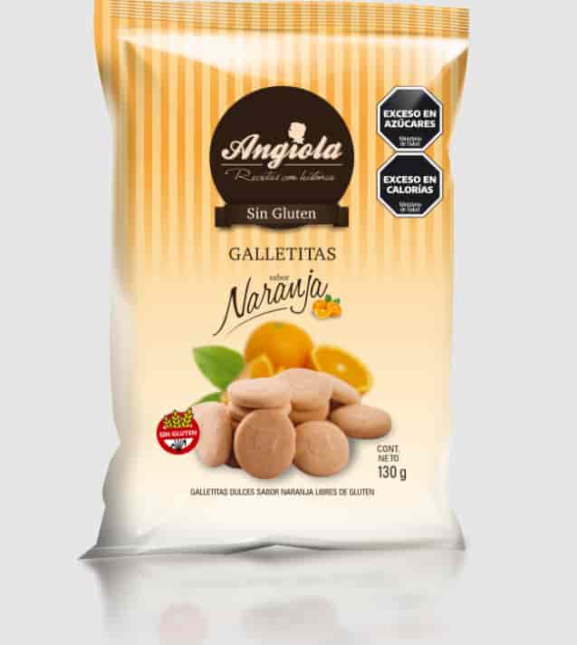 GALLETITAS DE NARANJA SIN GLUTEN 130GR ANGIOLA