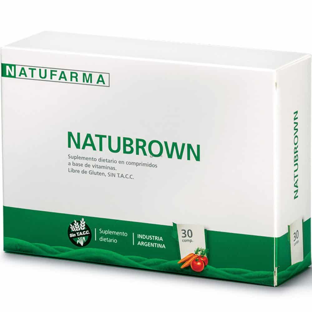 NATUBROWN 30 COMP NATUFARMA