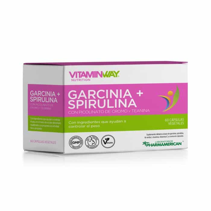 **PROMO JULIO 50%** GARCINIA + SPIRULINA X 60CAP VITAMIN WAY