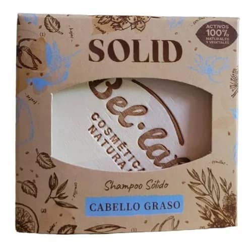 SHAMPOO SOLIDO CABELLO GRASO CONTENEDOR DE BAMBOO 80GR BEL-LAB