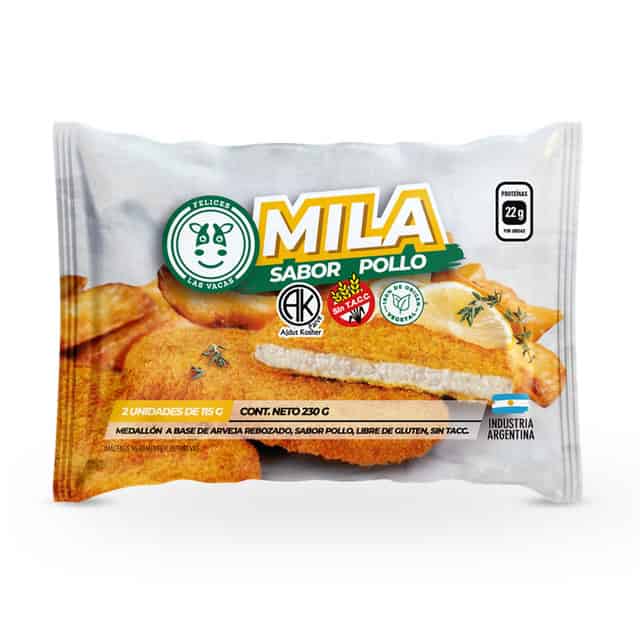 MILA SABOR POLLO PACK X2 FELICES LAS VACAS