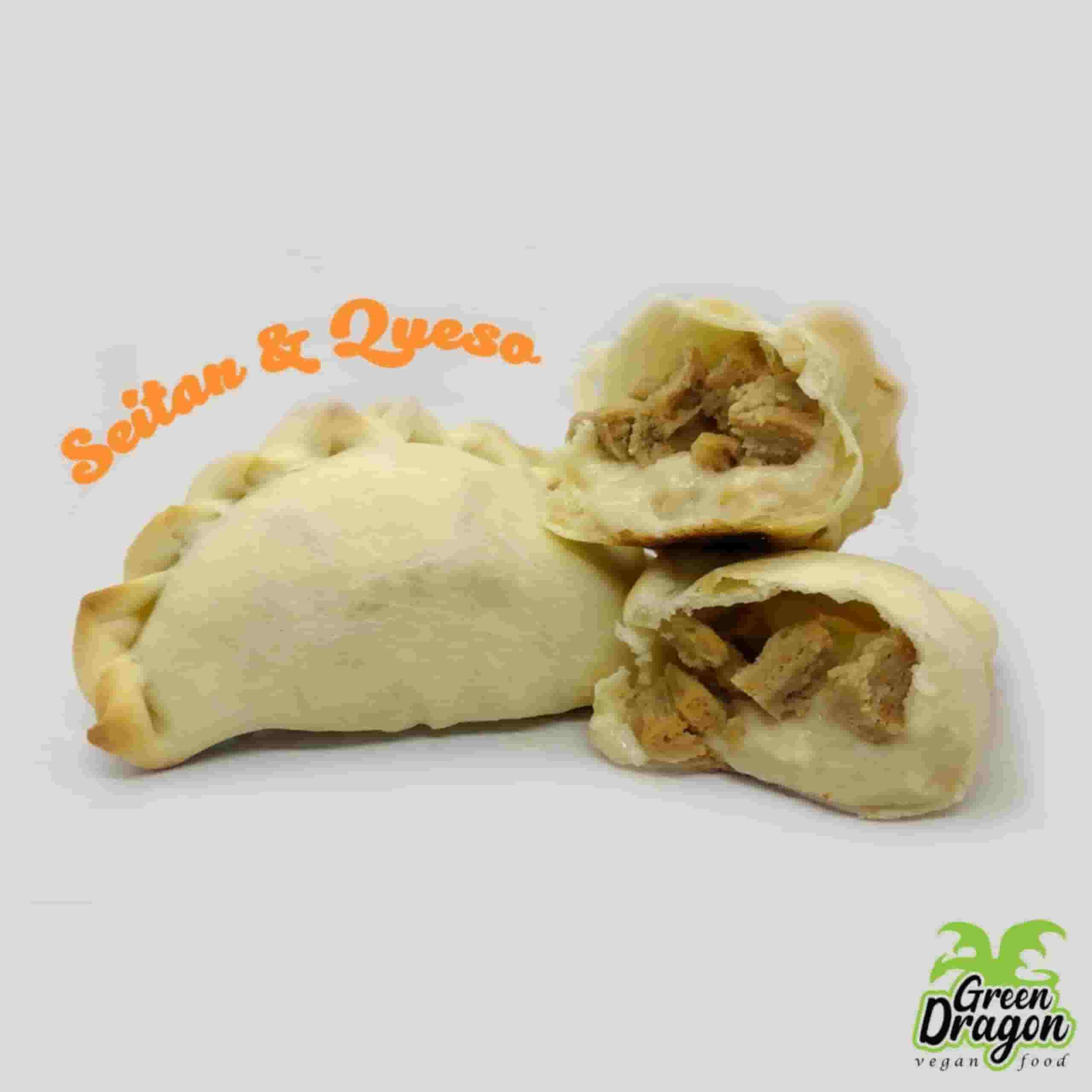 EMPANADAS DE SEITAN Y QUESOFU x3U GREEN DRAGON