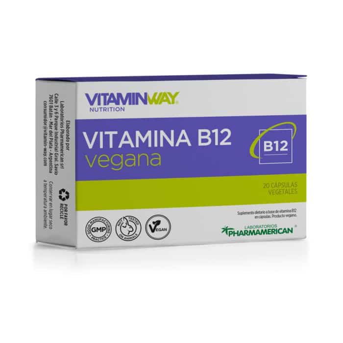 VITAMINA B12 VEGANA X 20CAP VITAMIN WAY