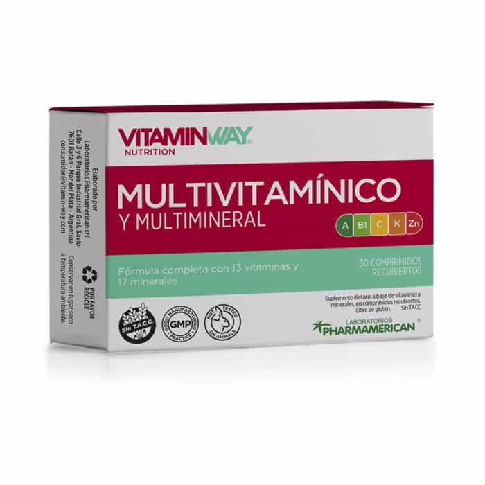 **PROMO JULIO 50%** MULTIVITAMINICO VEGANO 30CAP VITAMIN WAY