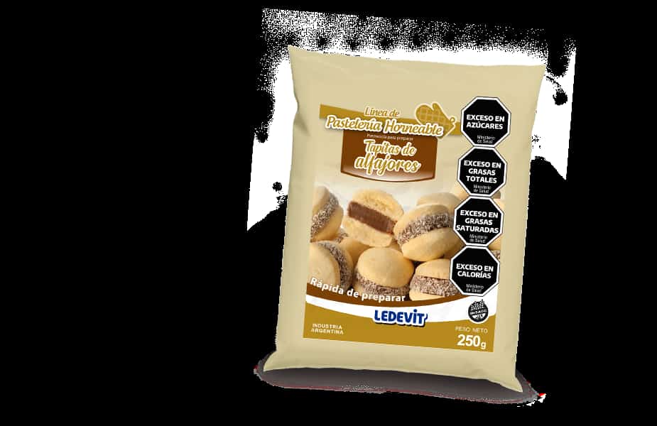 PREMEZCLA PARA TAPITAS DE ALFAJORES SIN TACC 250GR LEDEVIT