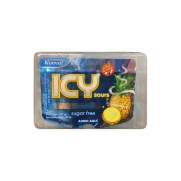 PASTILLAS S/AZUCAR ICY SOURS ANANÁ 6x35G