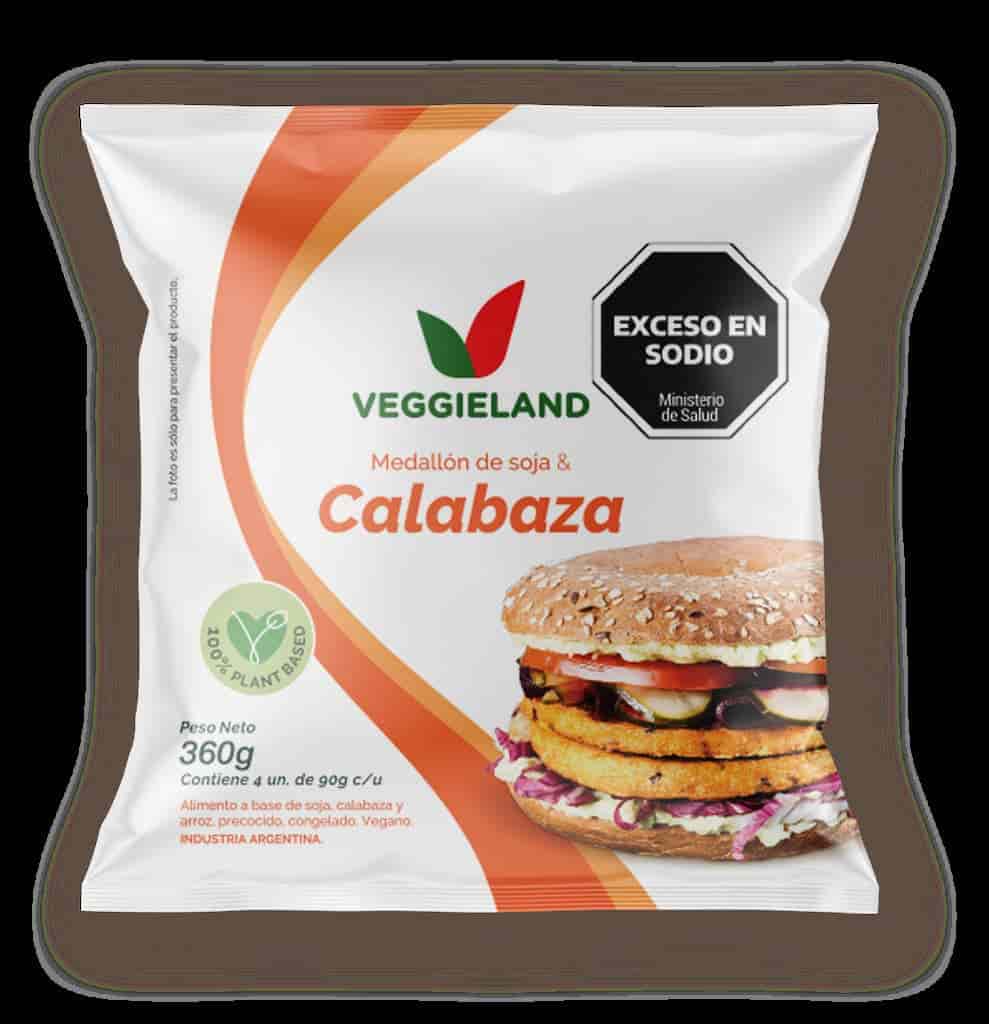 MEDALLON DE CALABAZA X4 UNI VEGGIELAND
