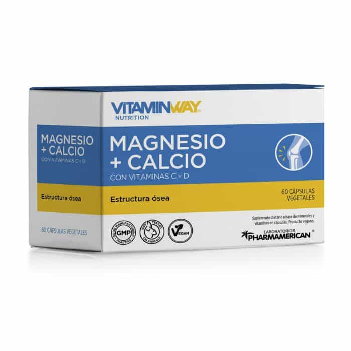 MAGNESIO + CALCIO X60CAP VITAMIN WAY